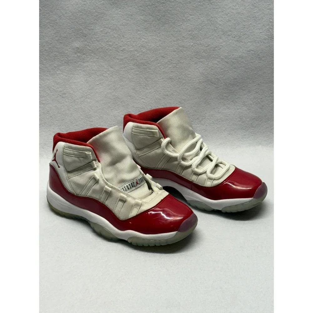 Jordan 11 Retro GS Cherry 378038-116 7Y/ Women 8.5